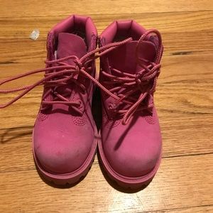 Pink Timberlands